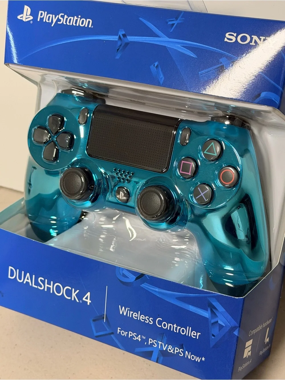 Sony DualShock 4 Wireless Controller - Shiny Teal Blue